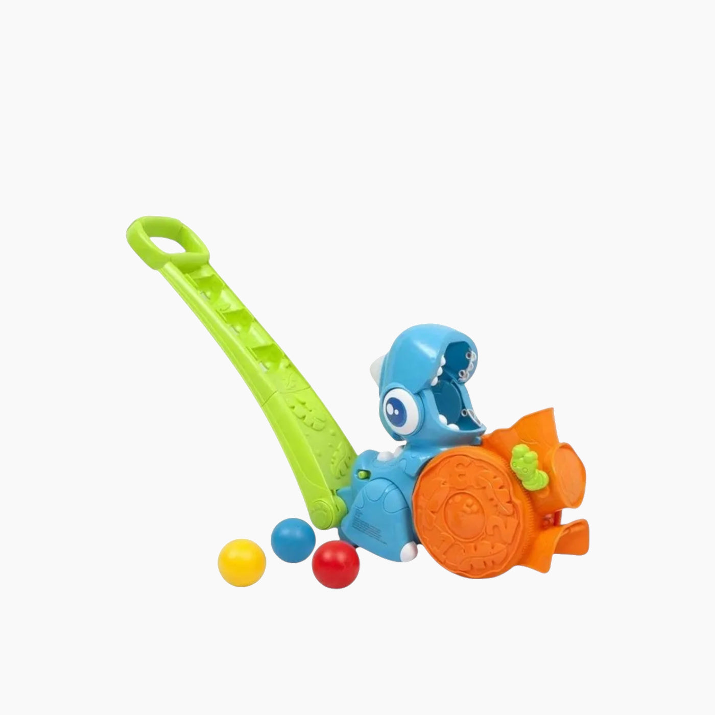 Winfun push-along dino toy with ball popping action