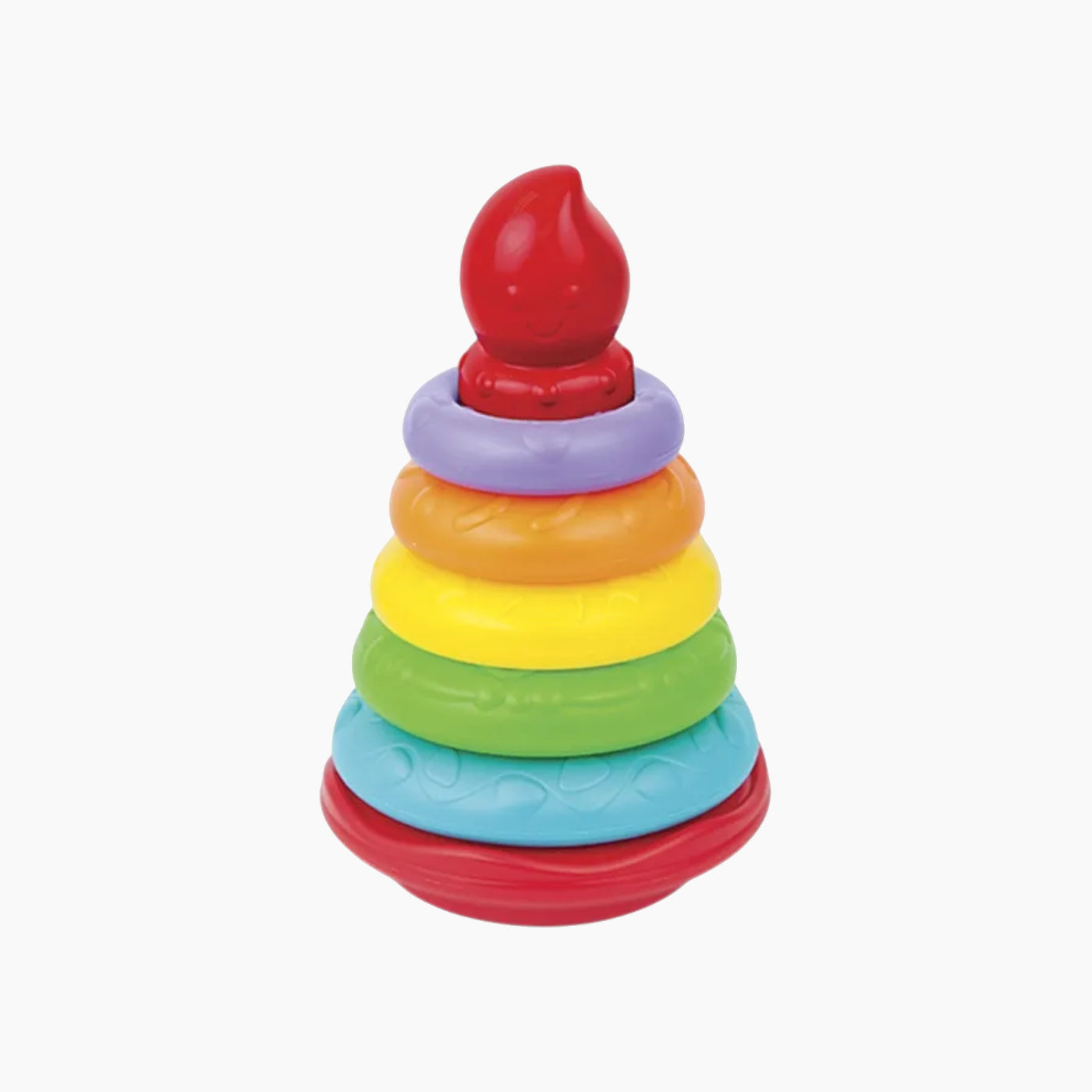 Winfun Wobble Cake Stacker with colorful rings and roly-poly base