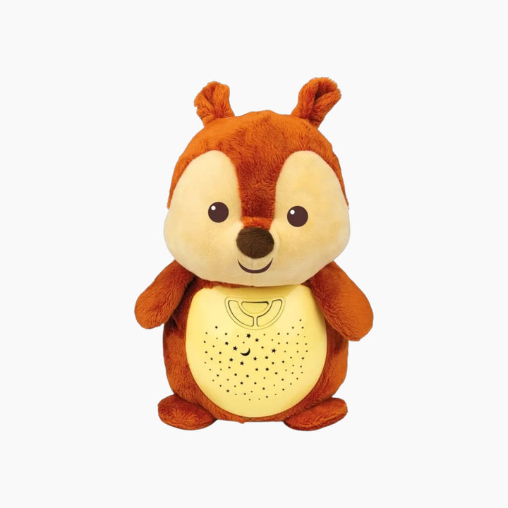 Winfun 2-in-1 Starry Lights Squirrel plush nightlight