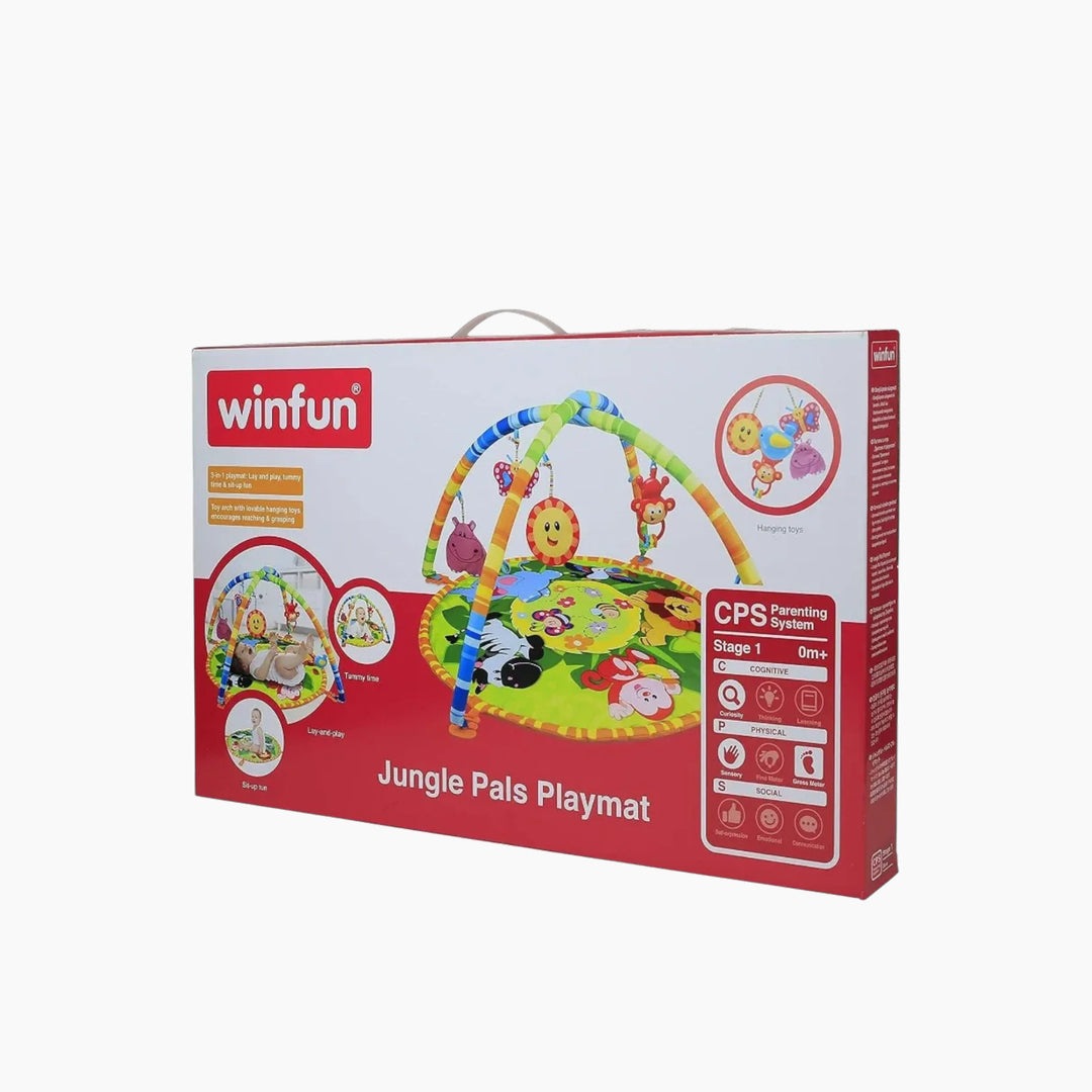 Winfun Jungle Pals Playmat with toy arch
