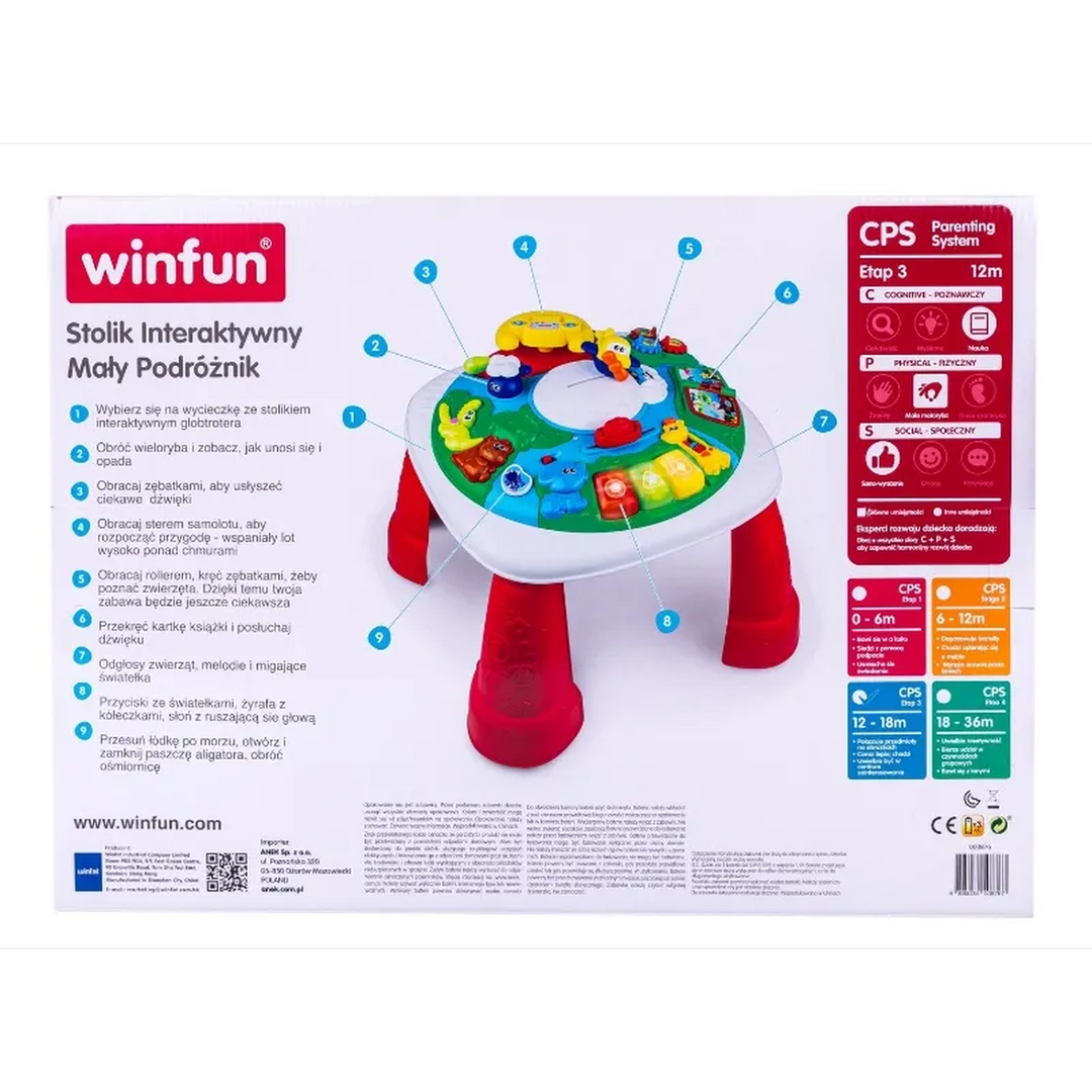 Winfun Globetrotter Activity Table