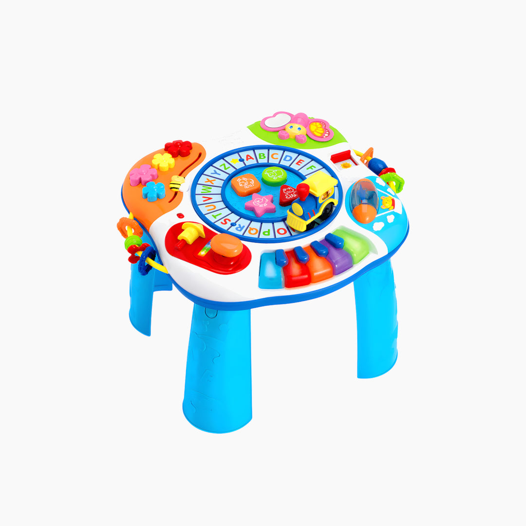 Winfun Letter Train &amp; Piano Activity Table with flashing lights