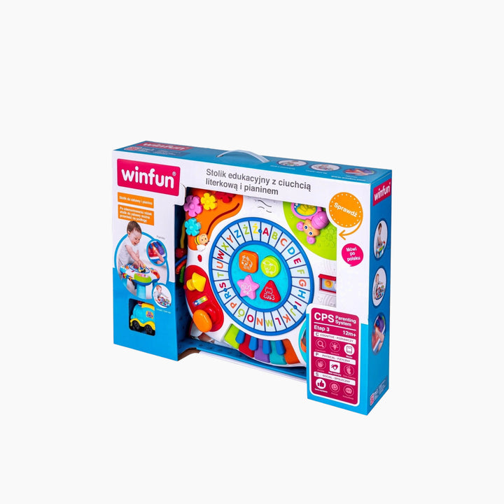 Winfun Letter Train &amp; Piano Activity Table with flashing lights