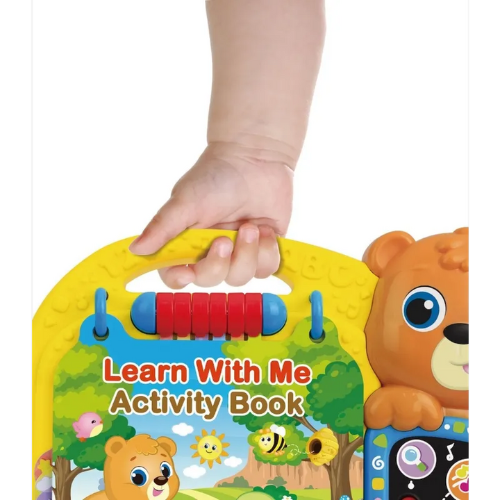 Winfun Learn with Me Activity Book with 5 light-up buttons