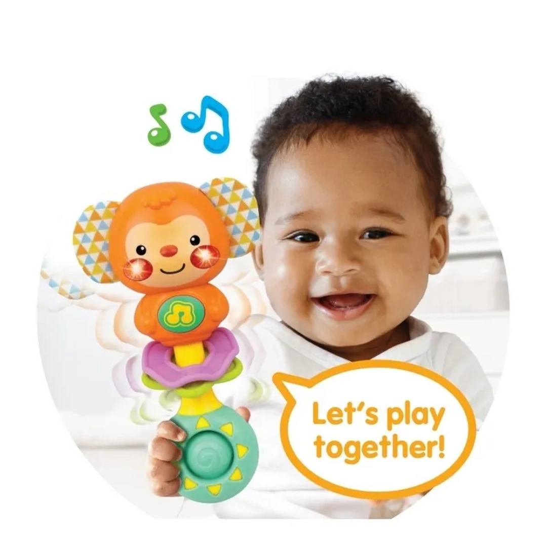 Winfun Sing with Me Rattle Monkey