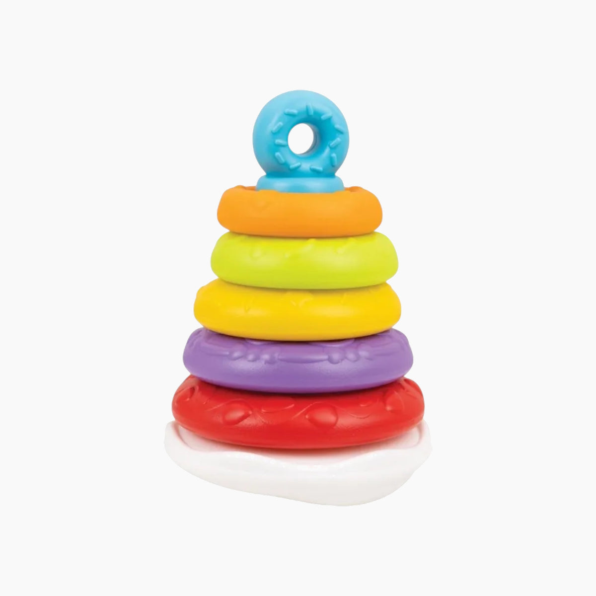 Winfun Wobble Donut Stacker with five colorful rings