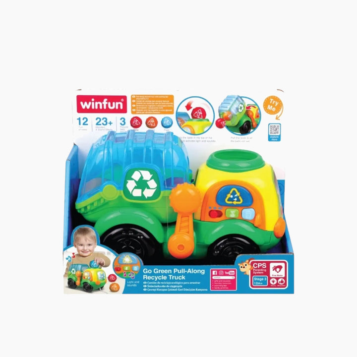 Winfun Go Green Pull-Along Recycle Truck