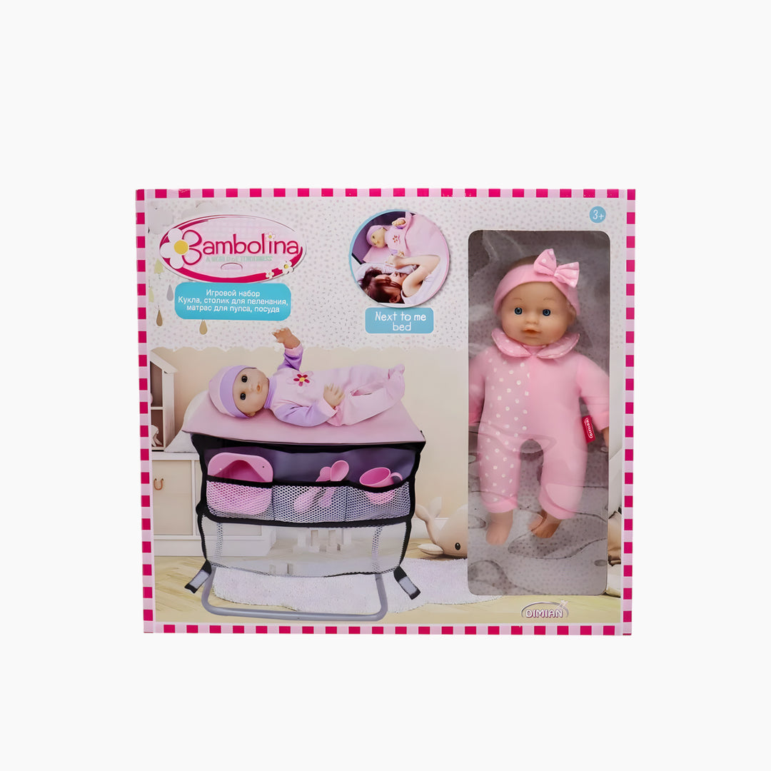 Bambolina Nursery Changing Table Set with Doll