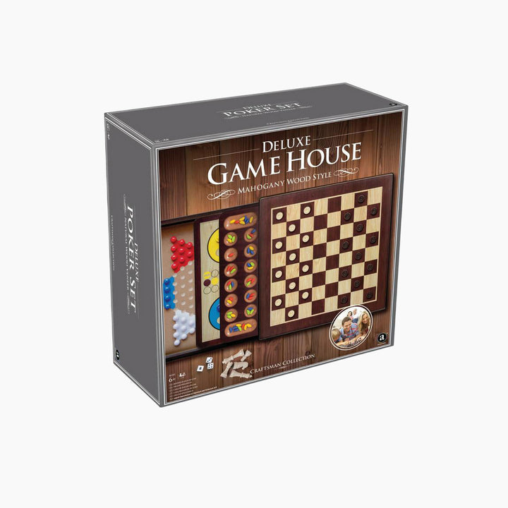 Ambassador Craftsman Deluxe Wooden Game House