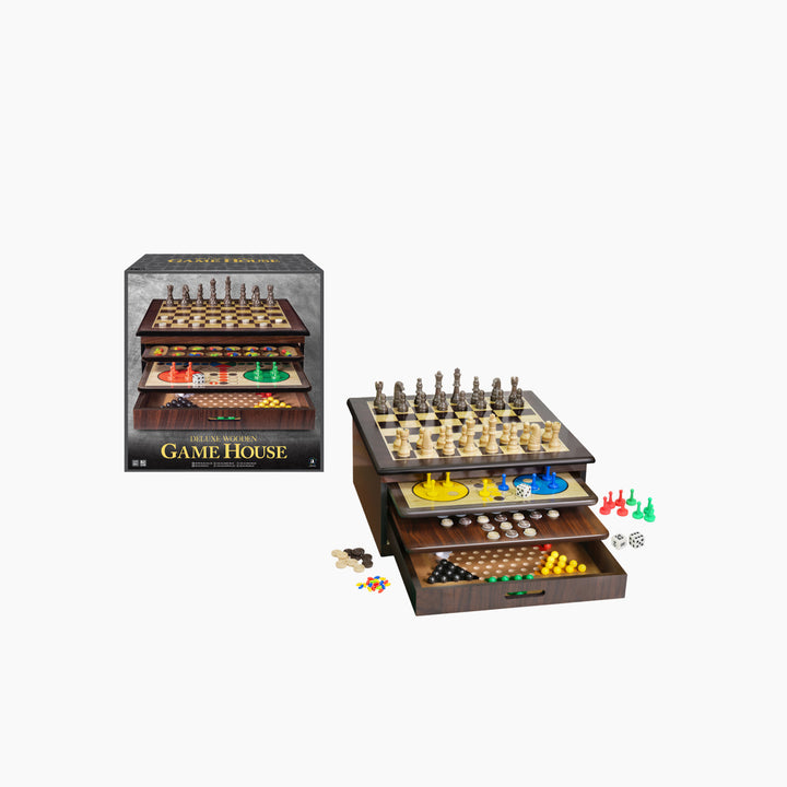 Ambassador Craftsman Deluxe Wooden Game House