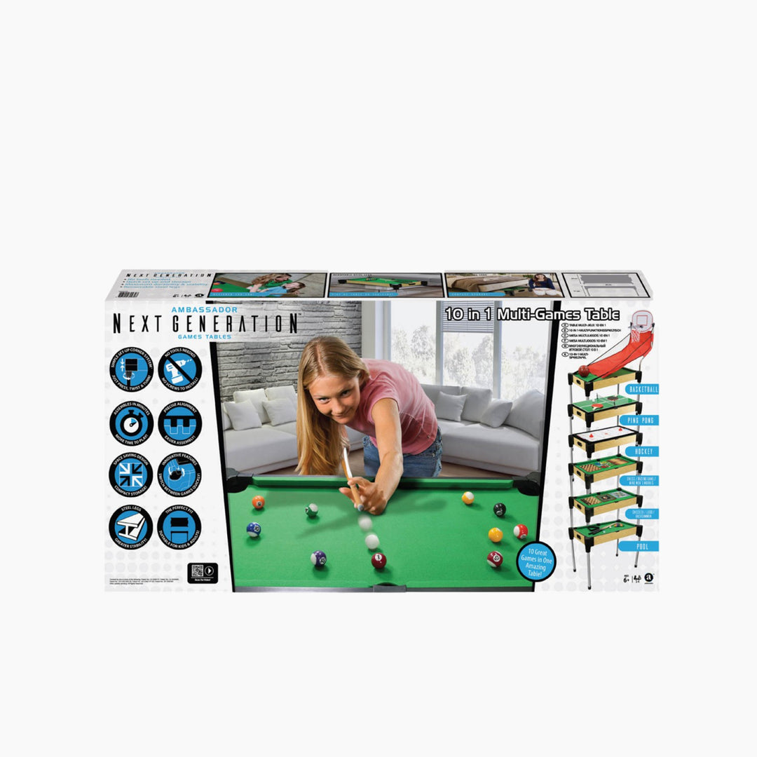 Ambassador 10-in-1 Games Table 36" (92cm)