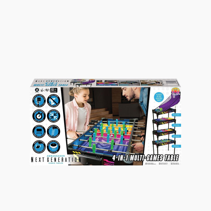 Ambassado Neon Arcade 4 in 1 games Table  36" (92cm)