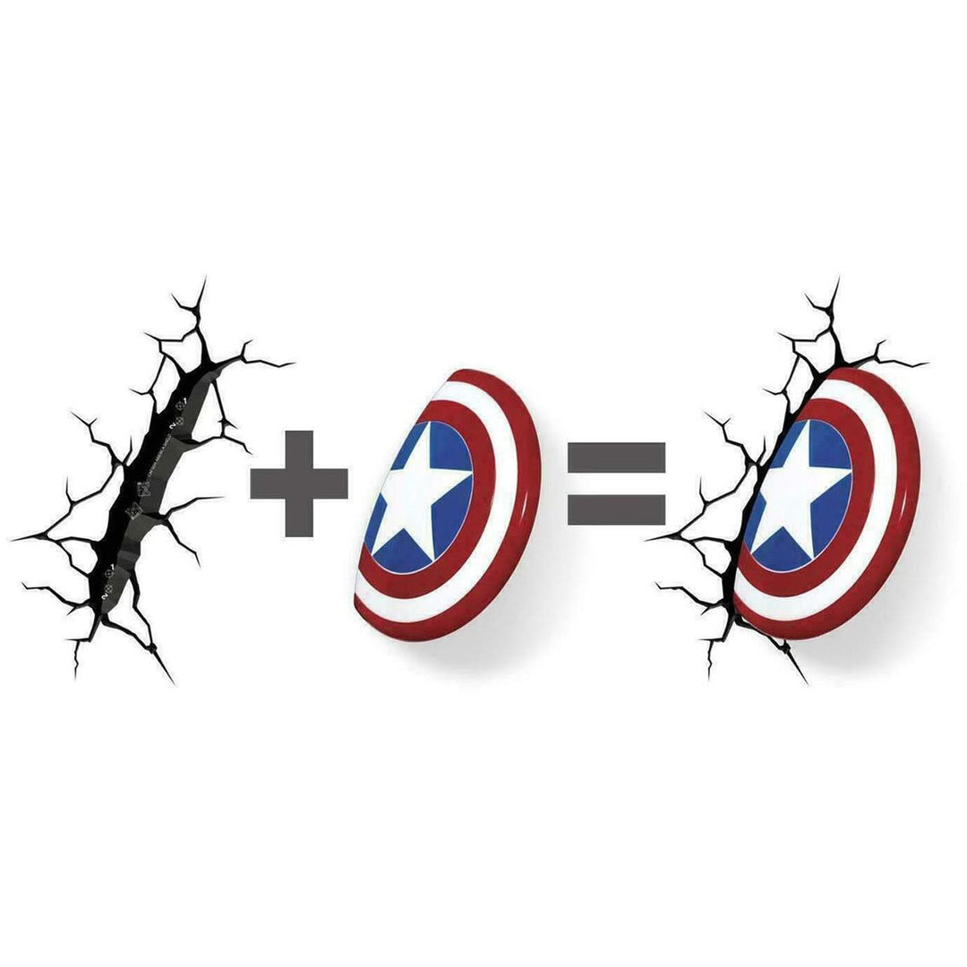 The Source 3D Marvel Captain America Light