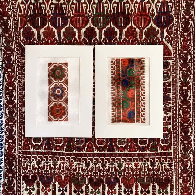 Folkglory Jaffa Villages Beginner Tatreez Embroidery Kit