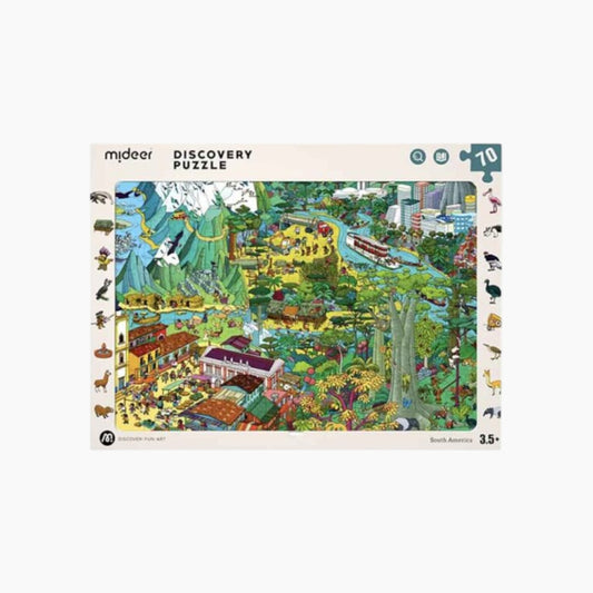 Mideer Discovery Puzzle Big World Small World 70P Age 3.5+