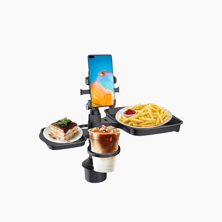 4 in 1 Food Car Mount Food Tray 360 Rotating