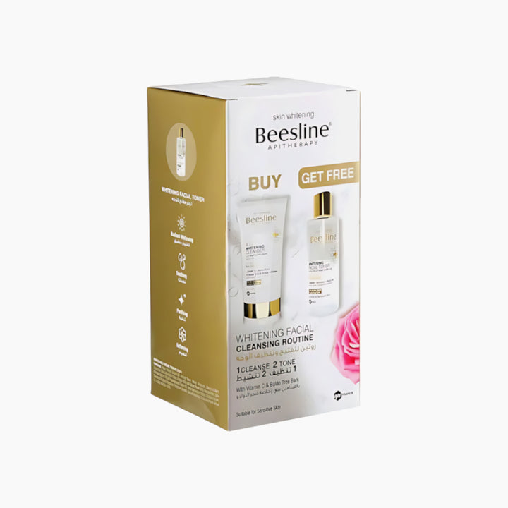 Beesline 4 in1 Whitening Cleanser and Whitening Facial Toner Pack
