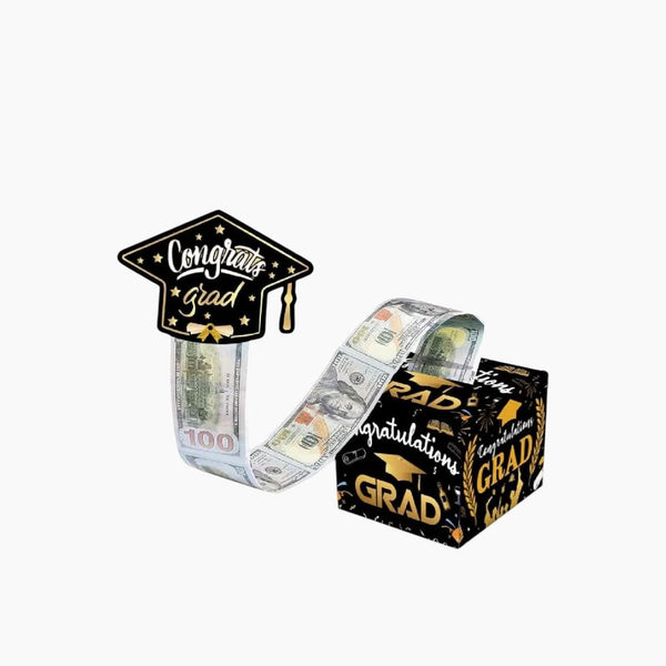 صندوق سحب نقود التخرج للحصول على هدية نقدية