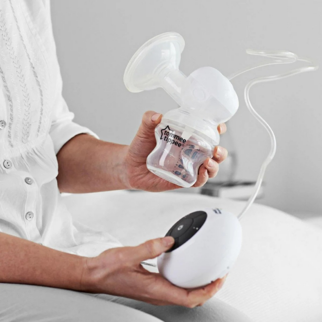 Closer to Nature single electric breast pump with soft silicone funnel