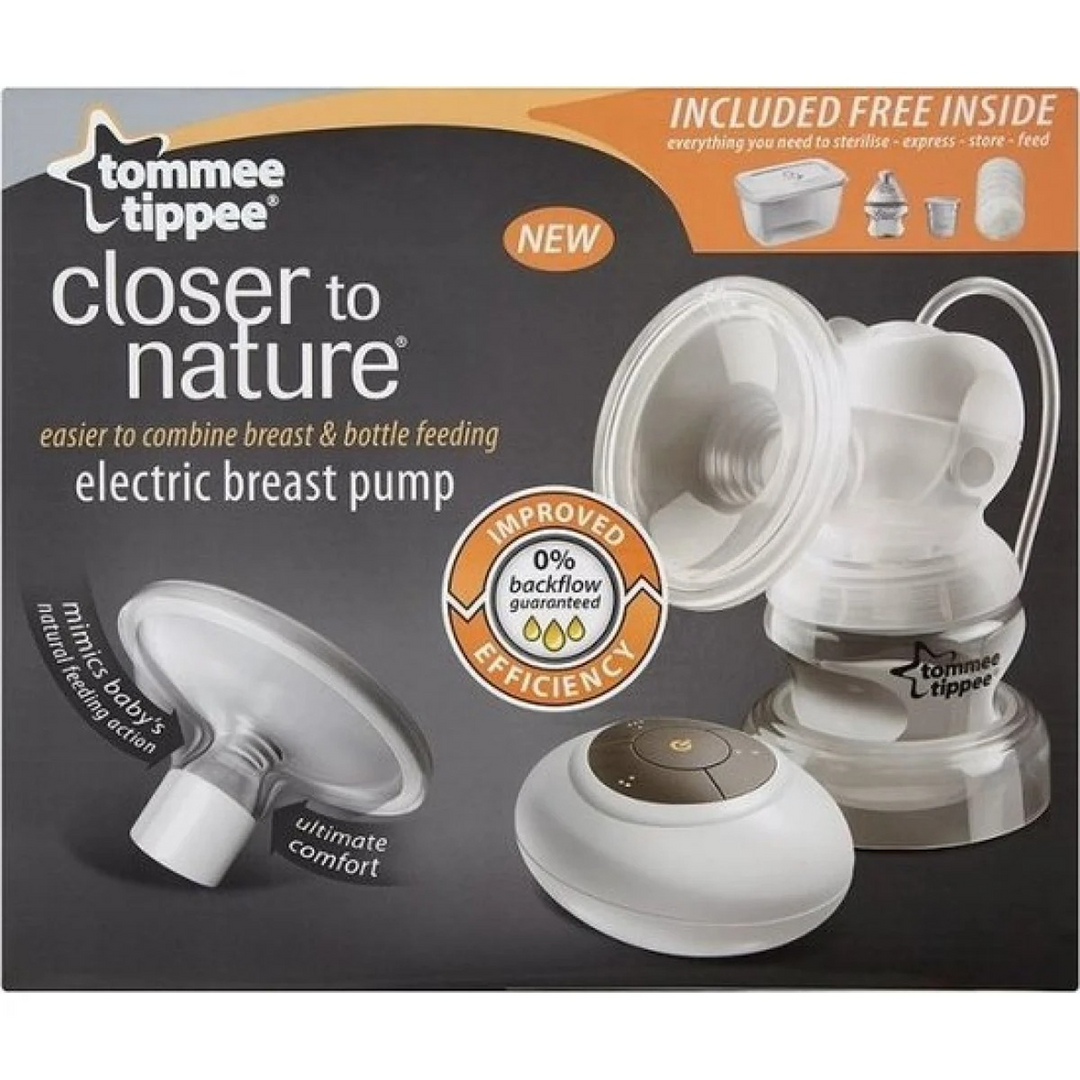 Closer to Nature single electric breast pump with soft silicone funnel