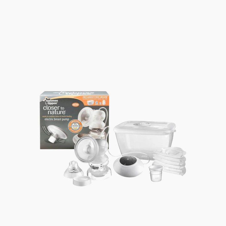 Closer to Nature single electric breast pump with soft silicone funnel