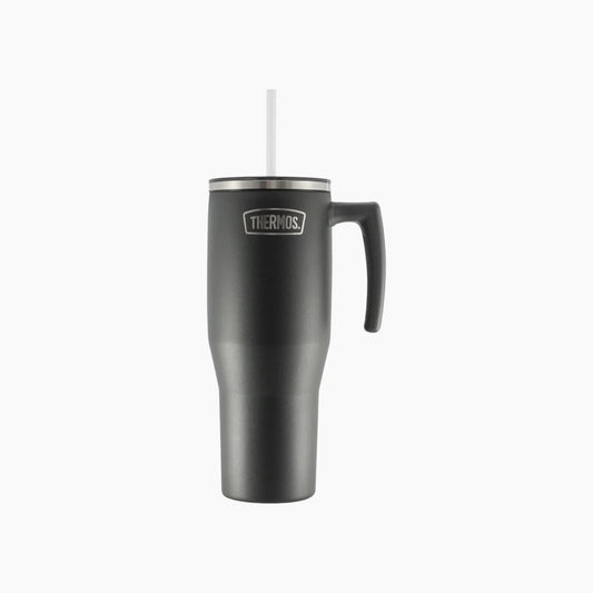 Thermos Stainless Steel Vacuum Insulated Travel Mug with Dual Function Lid/Straw 1100 mL