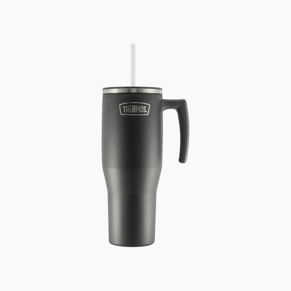Stainless Steel Vacuum Insulated Travel Mug with Dual Function Lid/Straw 1100 mL