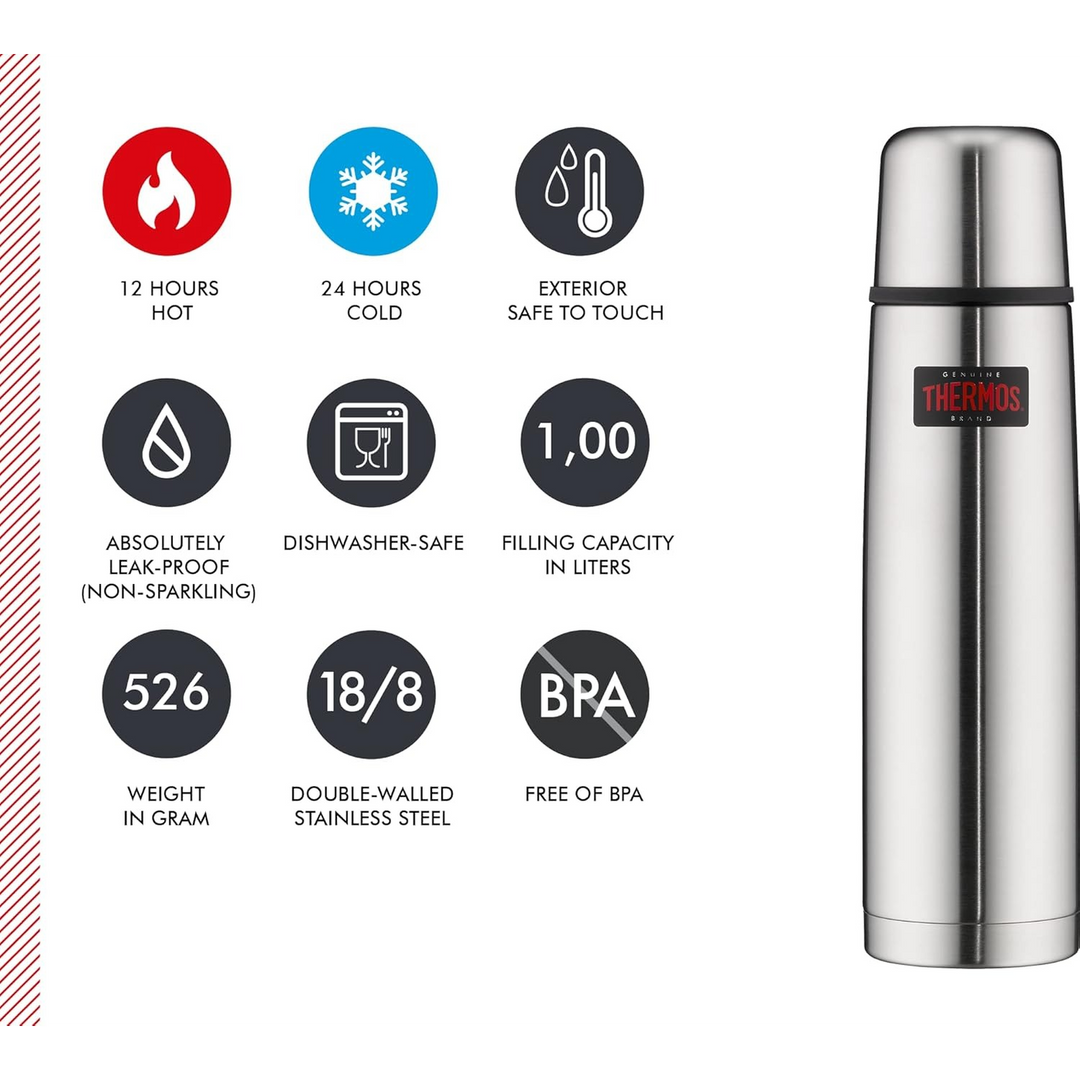 Thermos Light &amp; Compact SS Flask 1 L