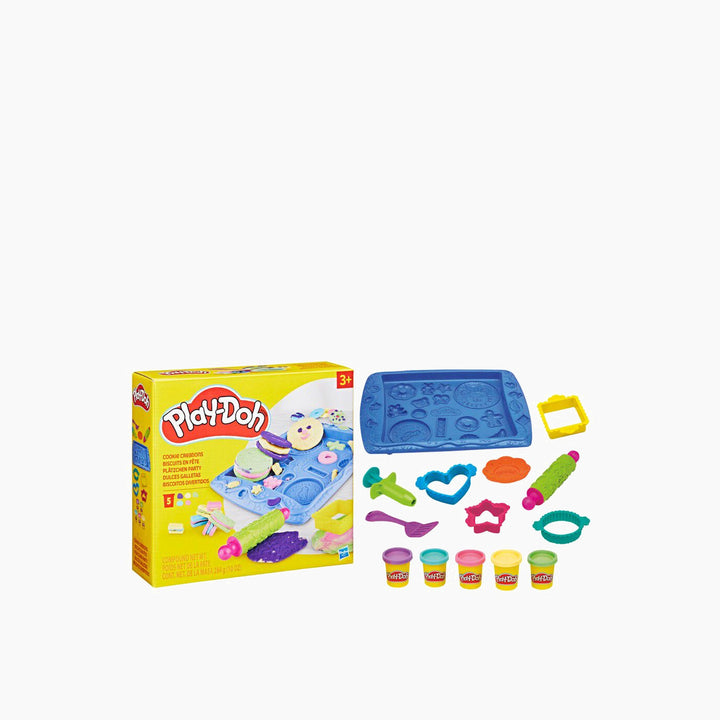 Play-Doh Kitchen Cookie Creations tool set with cutters and extruder