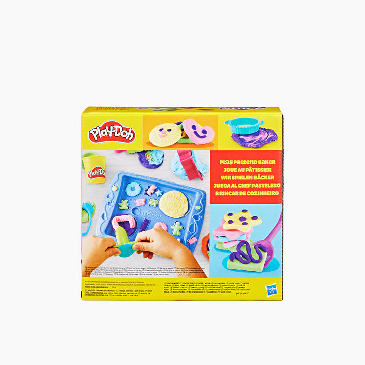 Play-Doh Kitchen Cookie Creations tool set with cutters and extruder