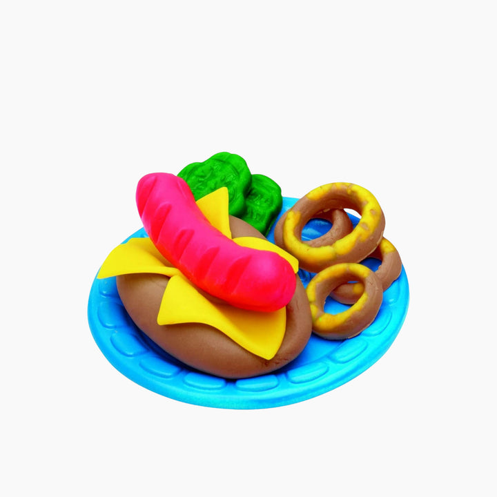 Play-Doh Burger Barbecue Set for making pretend food