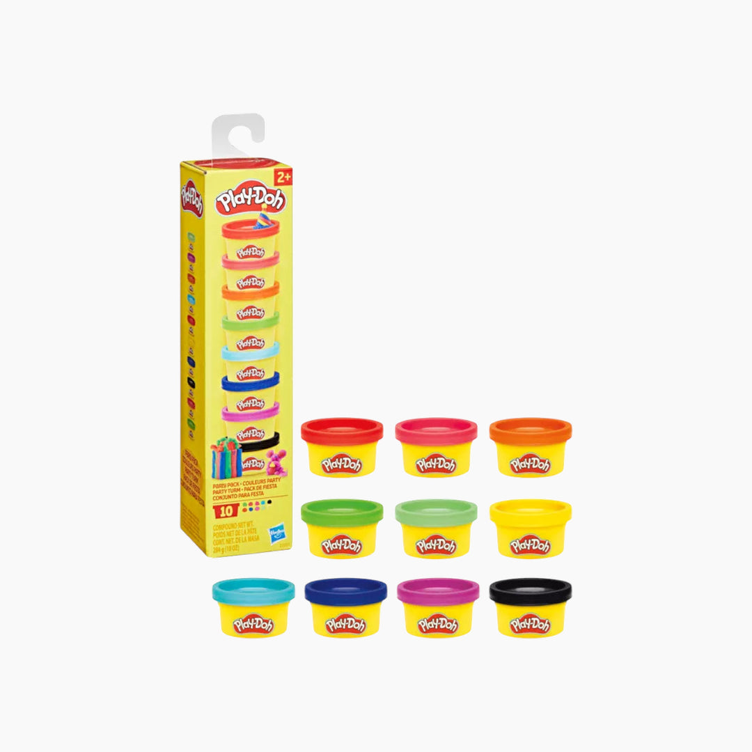 Hasbro Play-Doh Party Pack 10 mini cans assorted colors