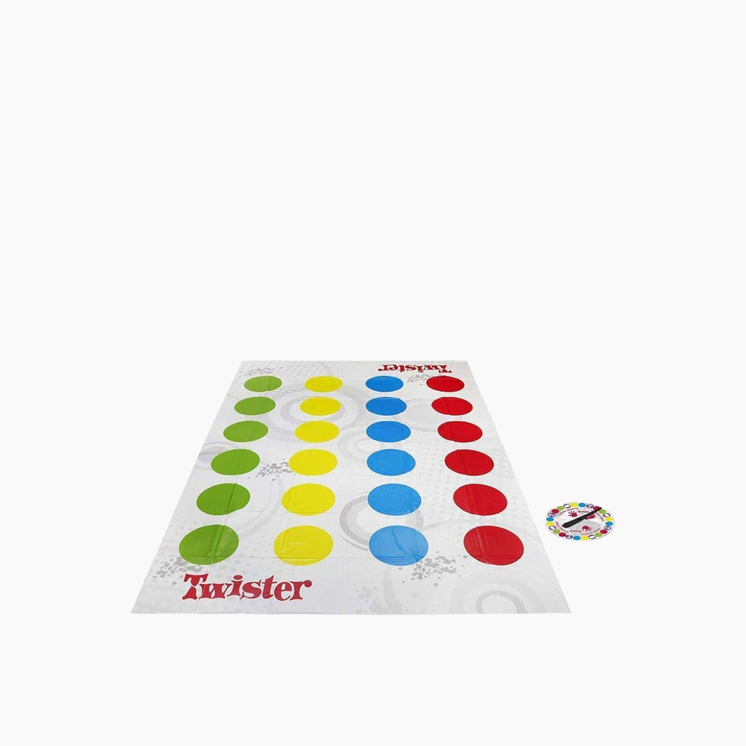 Hasbro Twister Party Game with spinner and two new moves