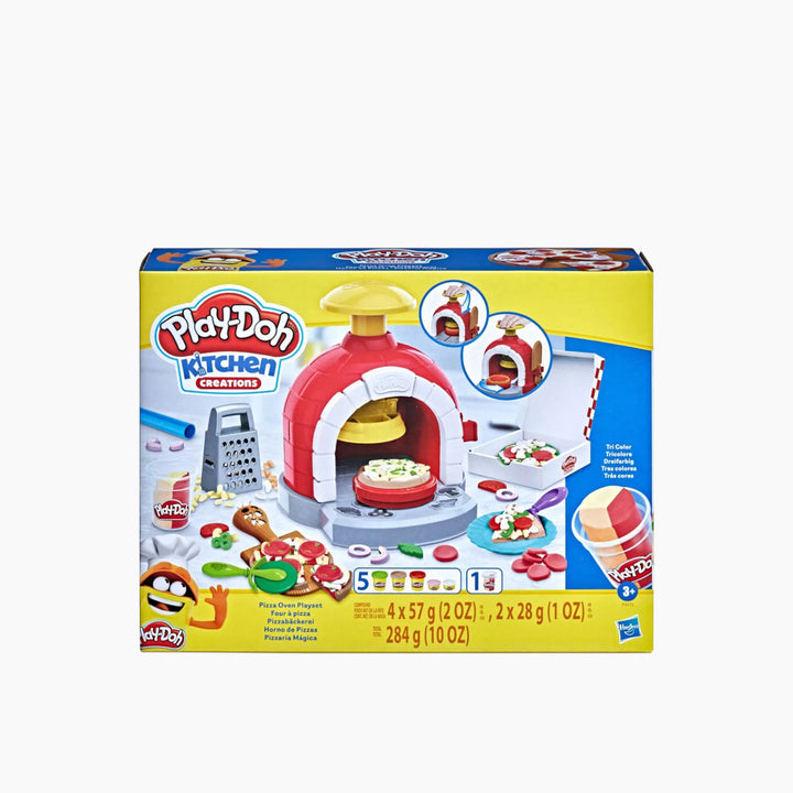Hasbro Play-Doh Pizza Oven Playset with 8 accessories and over 25 pretend toppings