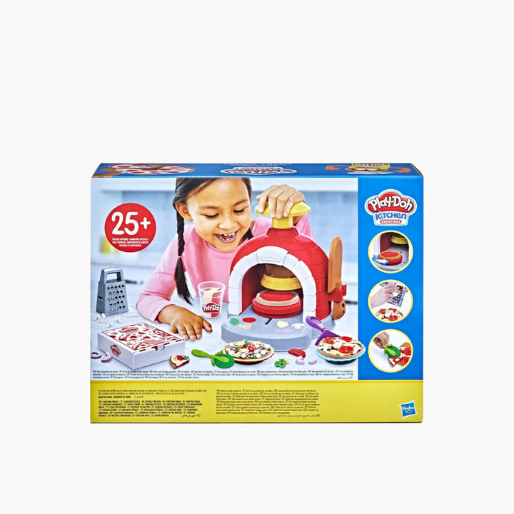 Hasbro Play-Doh Pizza Oven Playset with 8 accessories and over 25 pretend toppings