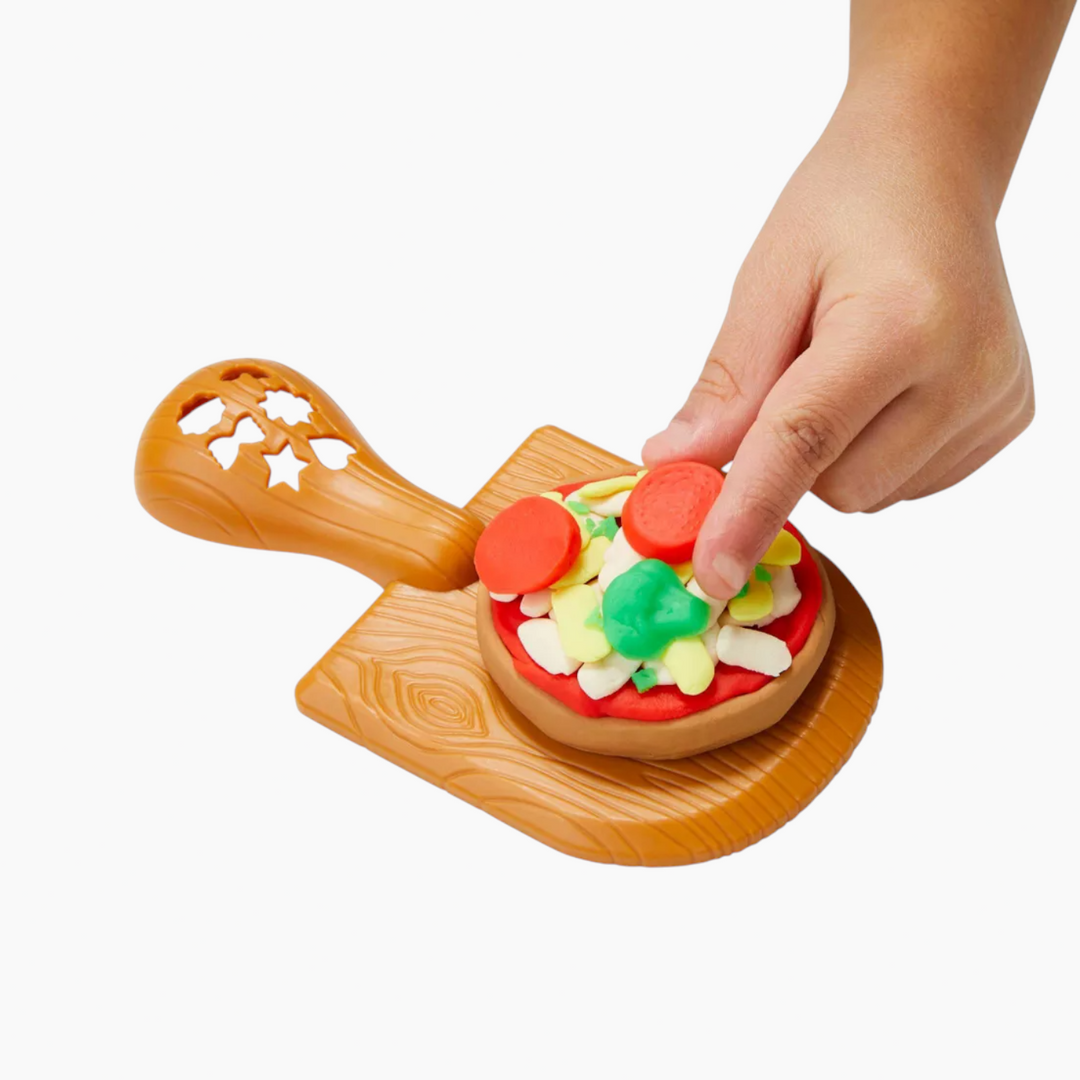 Hasbro Play-Doh Pizza Oven Playset with 8 accessories and over 25 pretend toppings