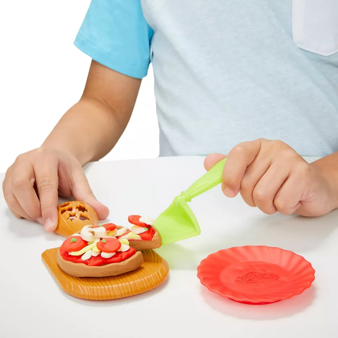 Hasbro Play-Doh Pizza Oven Playset with 8 accessories and over 25 pretend toppings