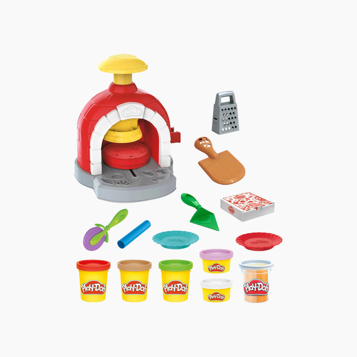 Hasbro Play-Doh Pizza Oven Playset with 8 accessories and over 25 pretend toppings