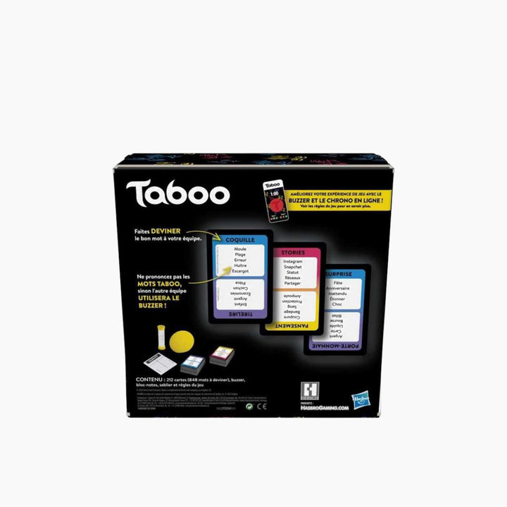 Hasbro Classic Taboo Game (French) word game