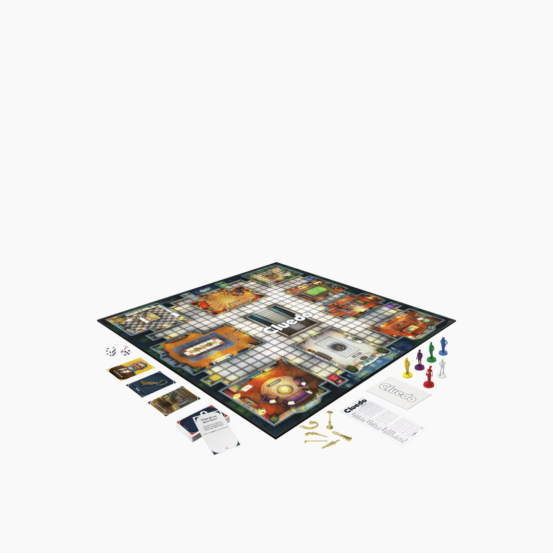 Hasbro Clue-Cluedo Classic Refresh board game for murder mystery solving