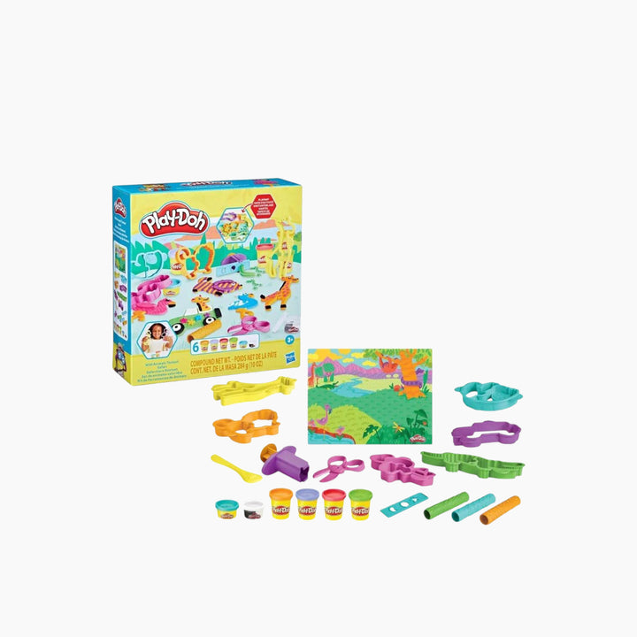 Hasbro Play-Doh Wild Animals Toolset with 6 oversize cutters