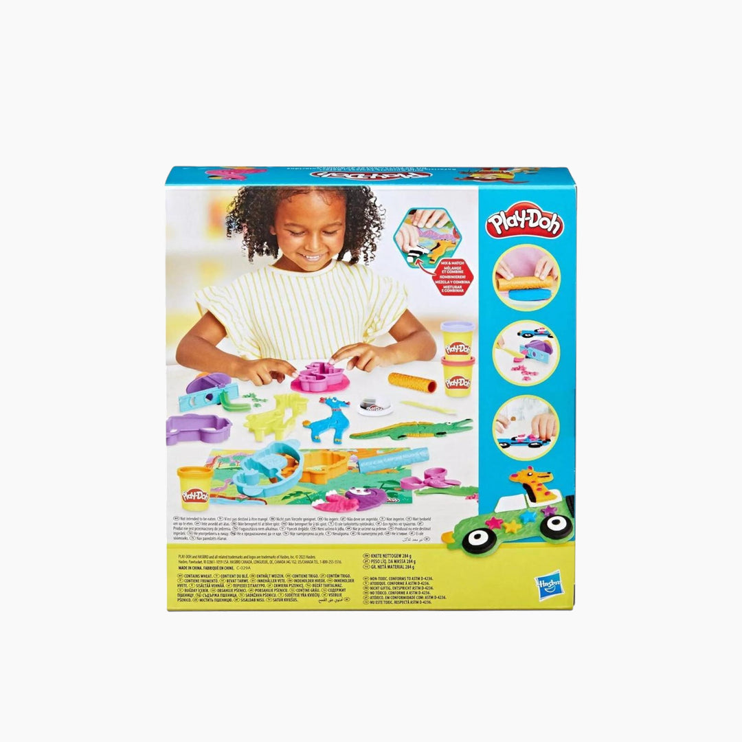 Hasbro Play-Doh Wild Animals Toolset with 6 oversize cutters