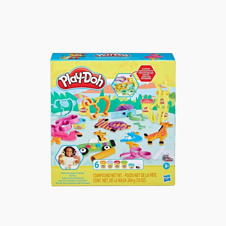 Hasbro Play-Doh Wild Animals Toolset with 6 oversize cutters