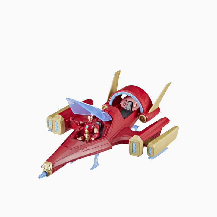 Hasbro Avengers Iron Man action figure and battle jet toy set
