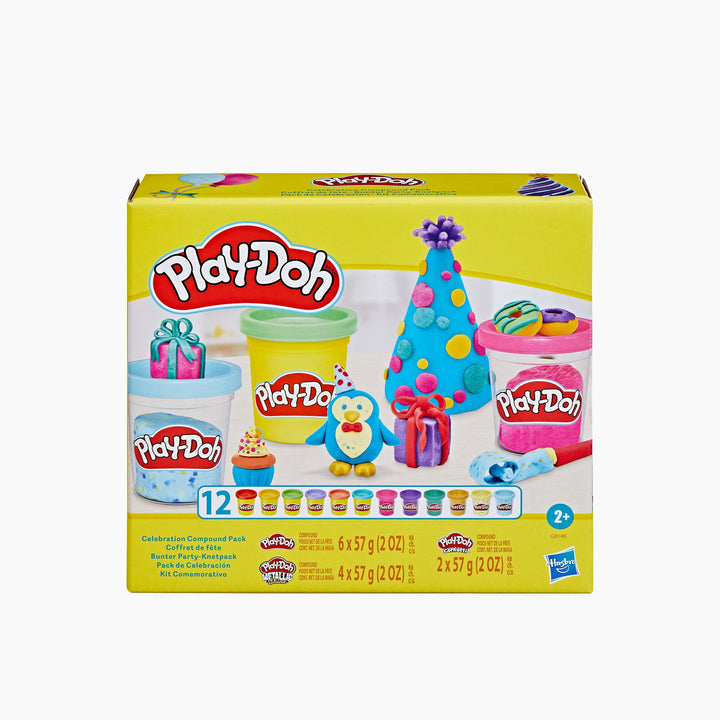 Hasbro Play-Doh Celebration Compound Assorted 12-Pack modeling compounds