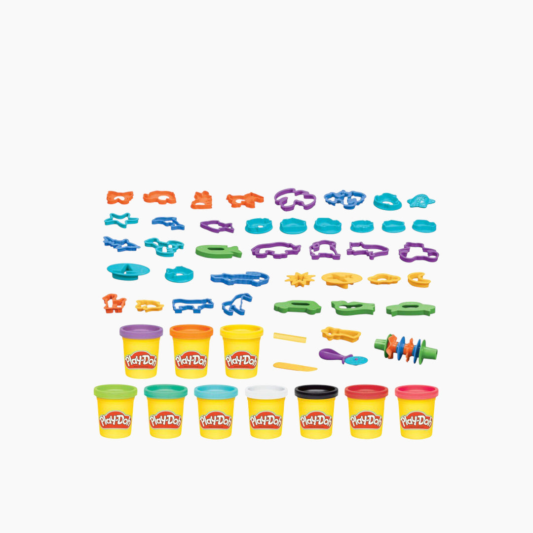 Play-Doh Land Air And Sea Set with 39 accessories and 10 cans of compound