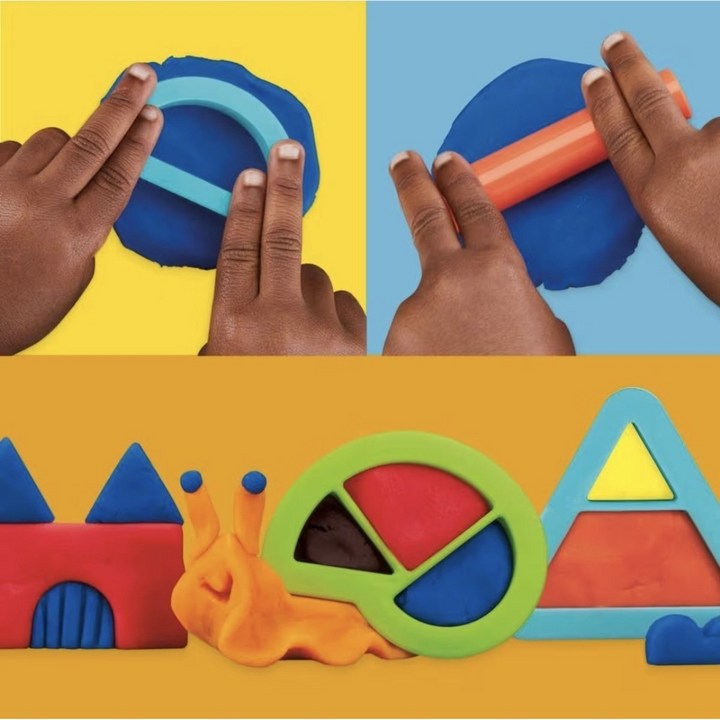 Hasbro Play-Doh Build &amp; Shape Playset with 20 tools and 8 cans