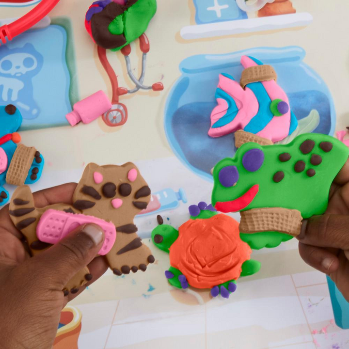 Hasbro Play-Doh Create &amp; Care Vet Playset with natural ingredients