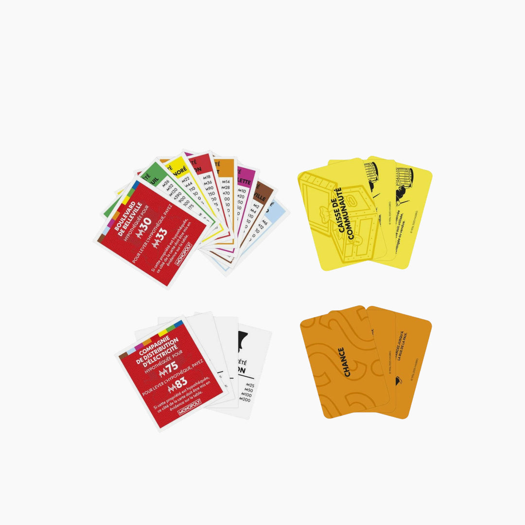 Hasbro Monopoly Classic Game with storage tray in French