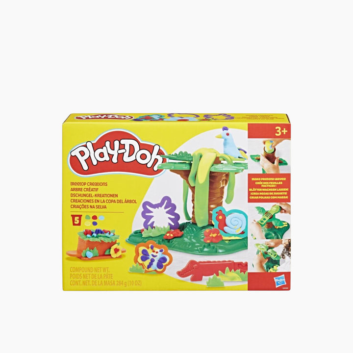 Hasbro Play-Doh Treetop Creations Playset with interactive tree structure